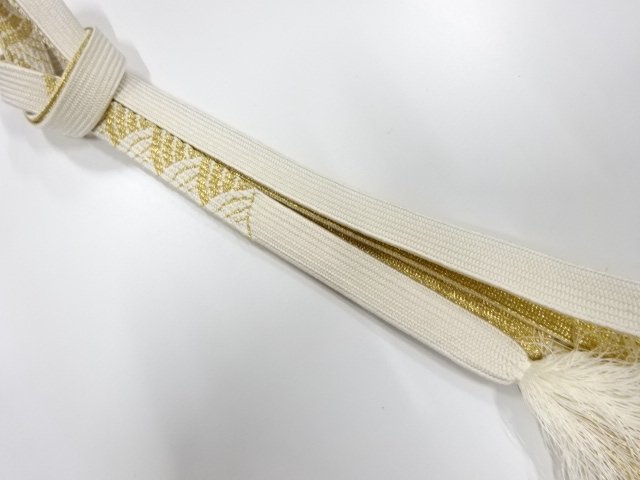 JAPANESE KIMONO / HAND-TIED OBIJIME